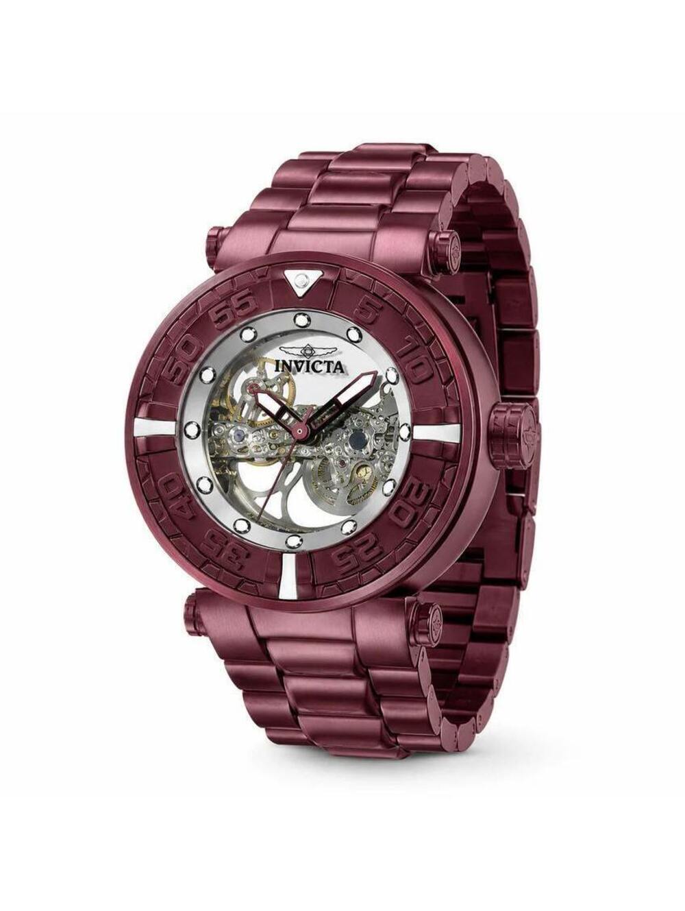 Invicta Subaqua Nebula Automatic Men's Watch - 47mm, Burgundy (50788)